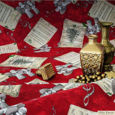 Fata de masa craciun HOLLY NIGHT WEB