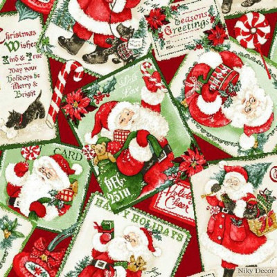 Fata de masa craciun SANTA CLAUS 401