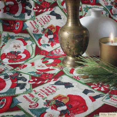 Fata de masa craciun Santa Claus web