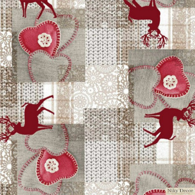 Fata de masa craciun TRICOT nikydecor.ro