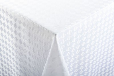 Material fata de masa Diner alb latime 170 cm