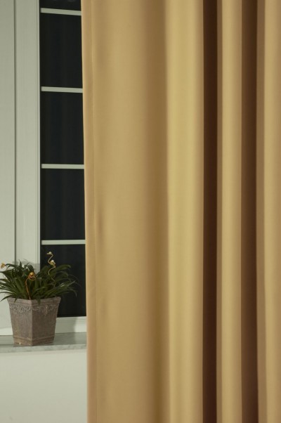 Material Draperie Dim Out Uni 07 capuccino 280 cm