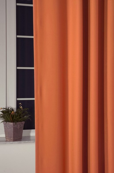 Material Draperie Dim Out Uni 24 ruginiu 280 cm