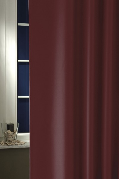 Material Draperie Dim Out Uni 27 rubin 280 cm