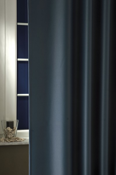 Material Draperie Dim Out Uni 38 navy 280 cm
