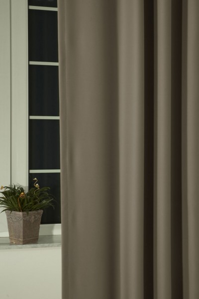 Material Draperie Dim Out Uni 44 grafit 280 cm